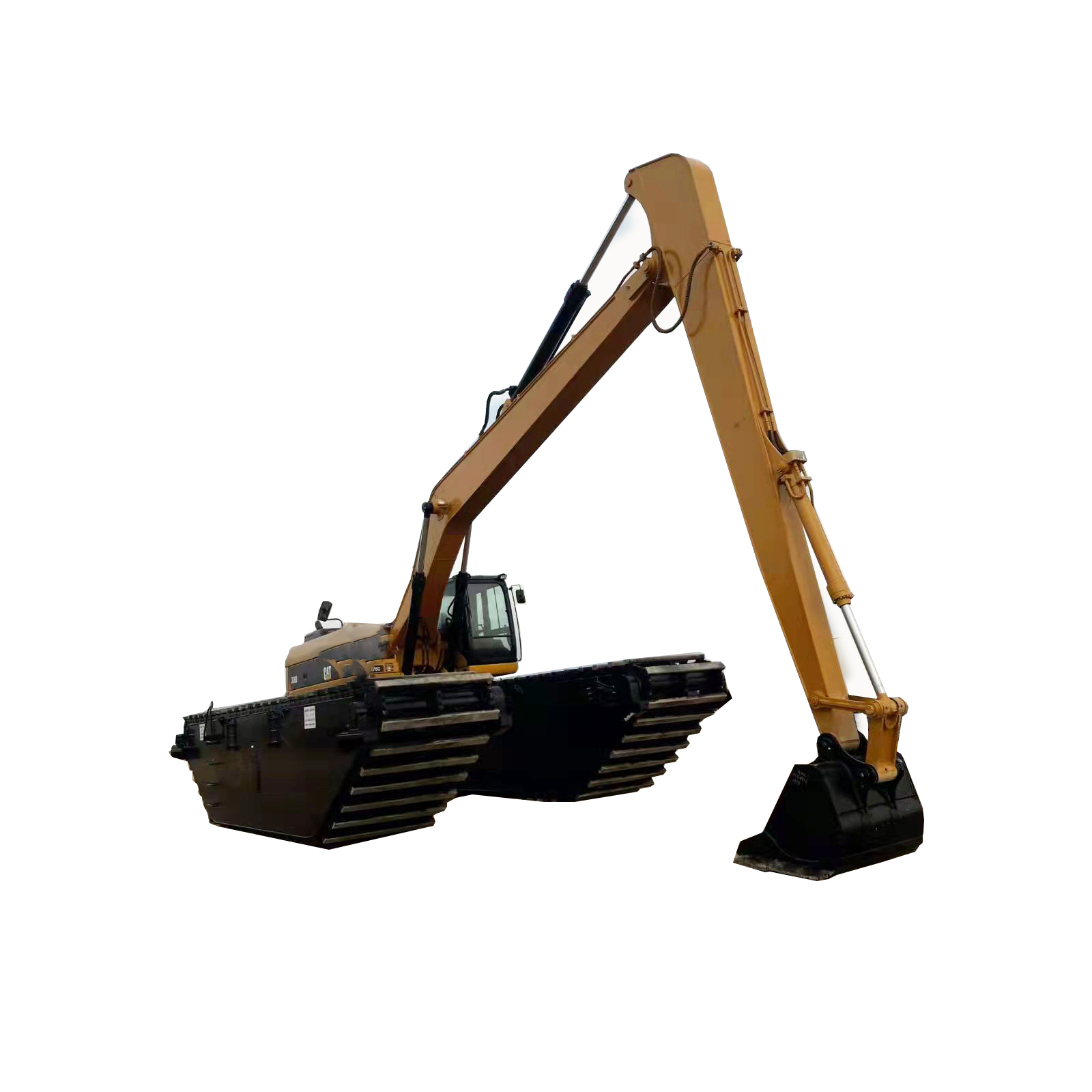 Amphibious Excavator CAT320D For Wet Terrains