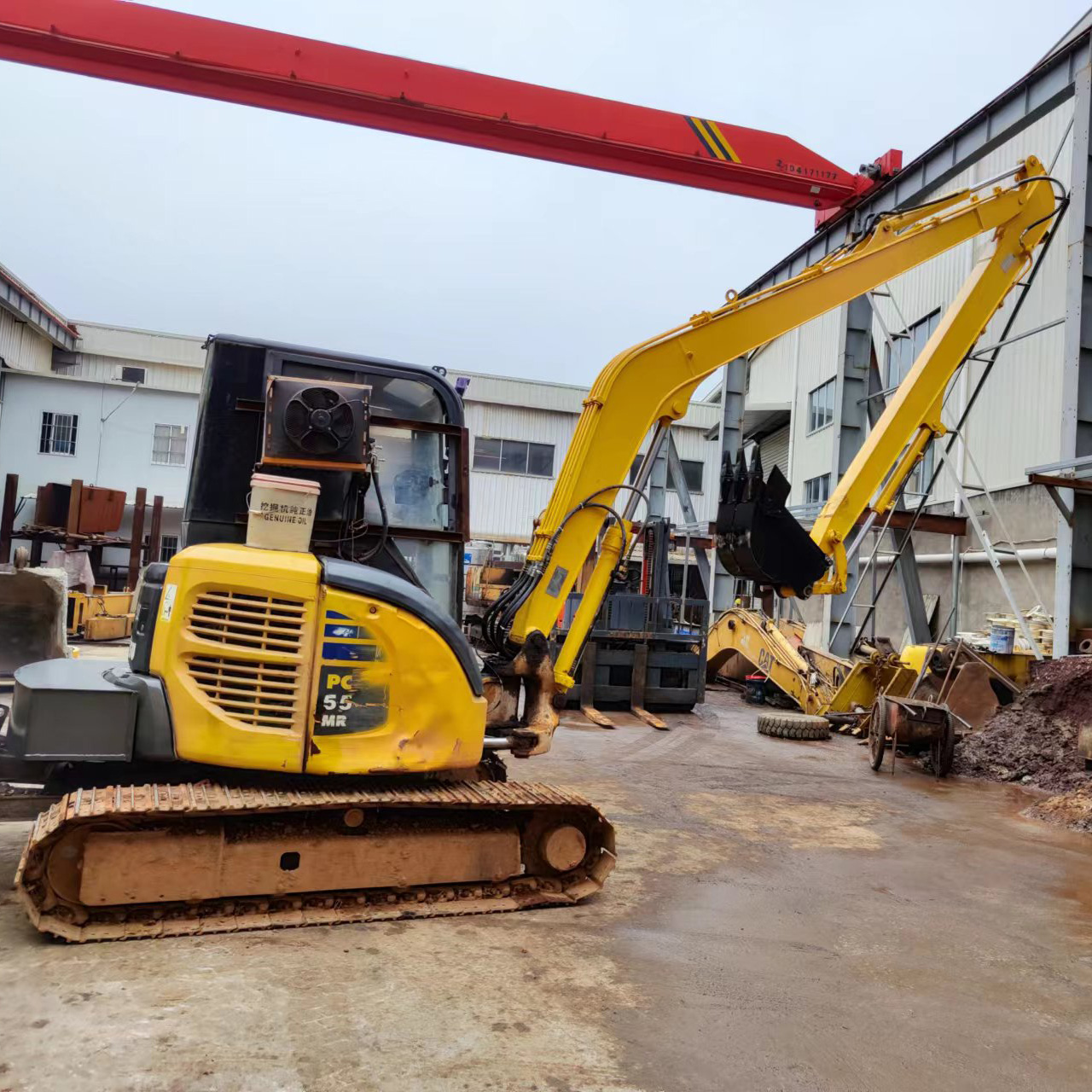 Excavator Long Reach Arm,Backhoe Long Boom,Heavy-duty Long Reach ...