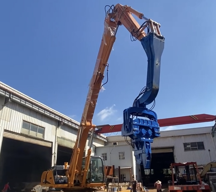 CASE PILE DRIVING ARM Super long reach boom