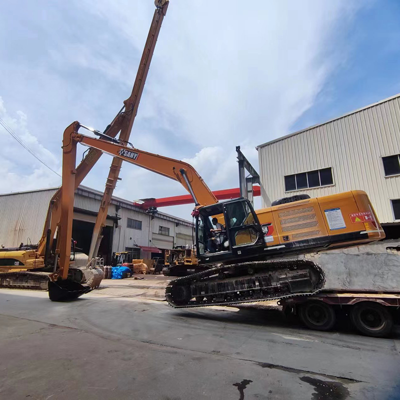 SANY SY365 18M long arm crawler excavator construction machinery custom accessories