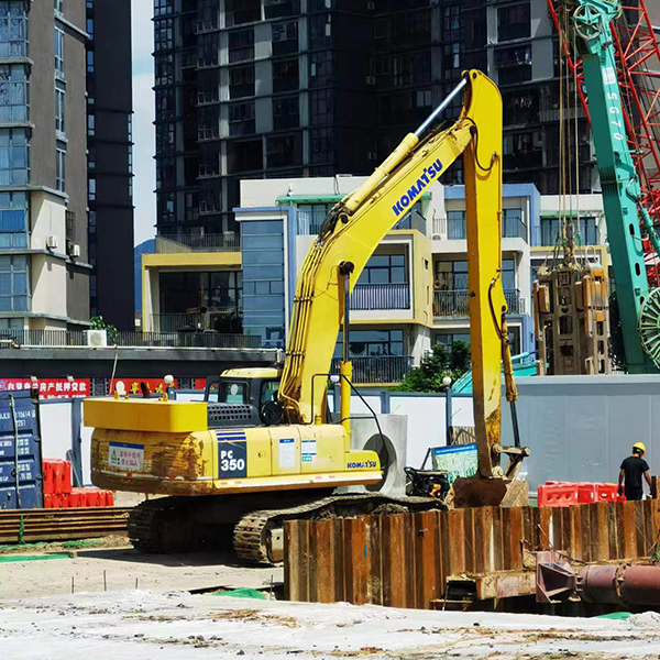 Komatsu PC350 20m Extra long front arm For deep pit excavation