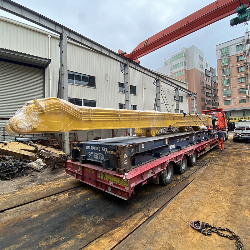 komatsu PC850 28meter super long pile driving boom