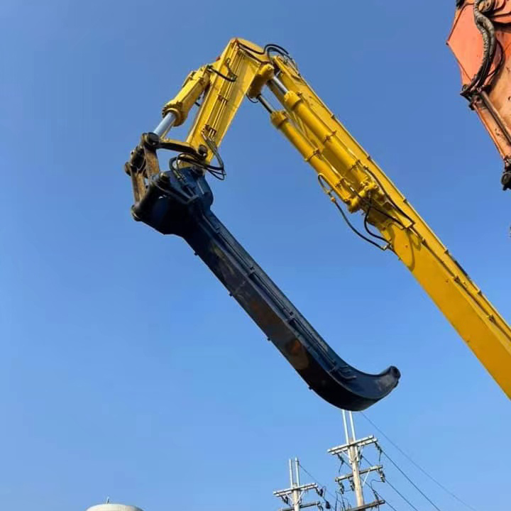 komatsu PC300-5 Piling arm with mid-arm dual hydraulic cylinder system