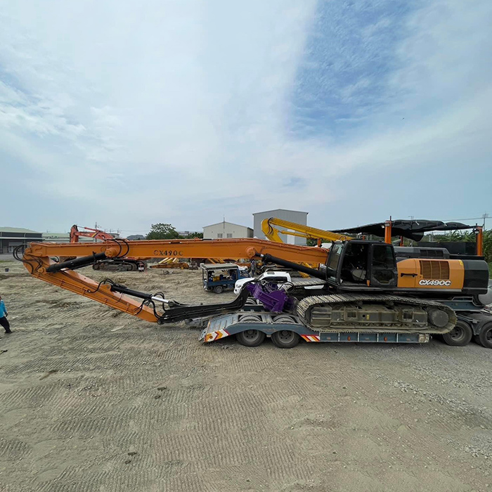 CASE 490C Reinforced dual-cylinder hydraulic U-shaped steel sheet pile piling excavator