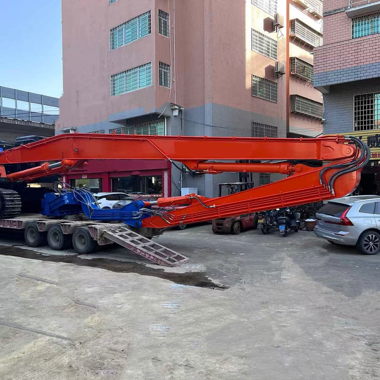 Customized Piling Arm Excavator Heavy Duty Piling Boom for Foundation Construction ZX520