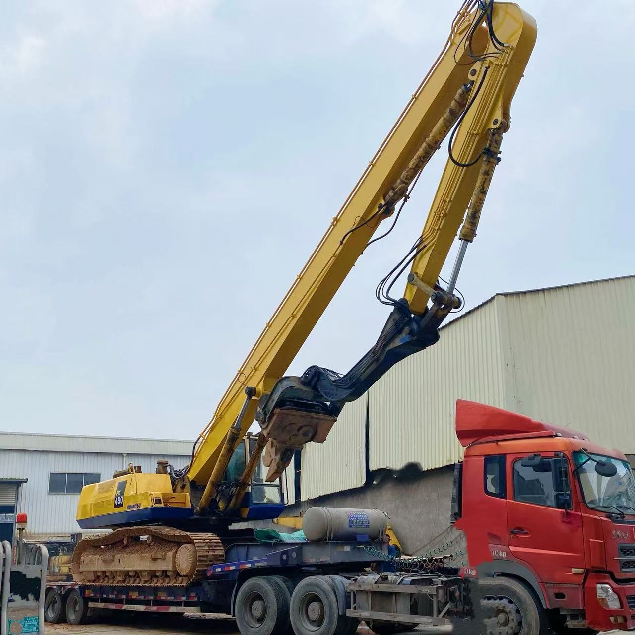 PC480 Excavator Piling Arm for Heavy Duty Foundation Construction Hydraulic Excavator